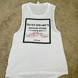 Seven Dwarfs Snow White Disney Tank Top, Disney World Tank Top